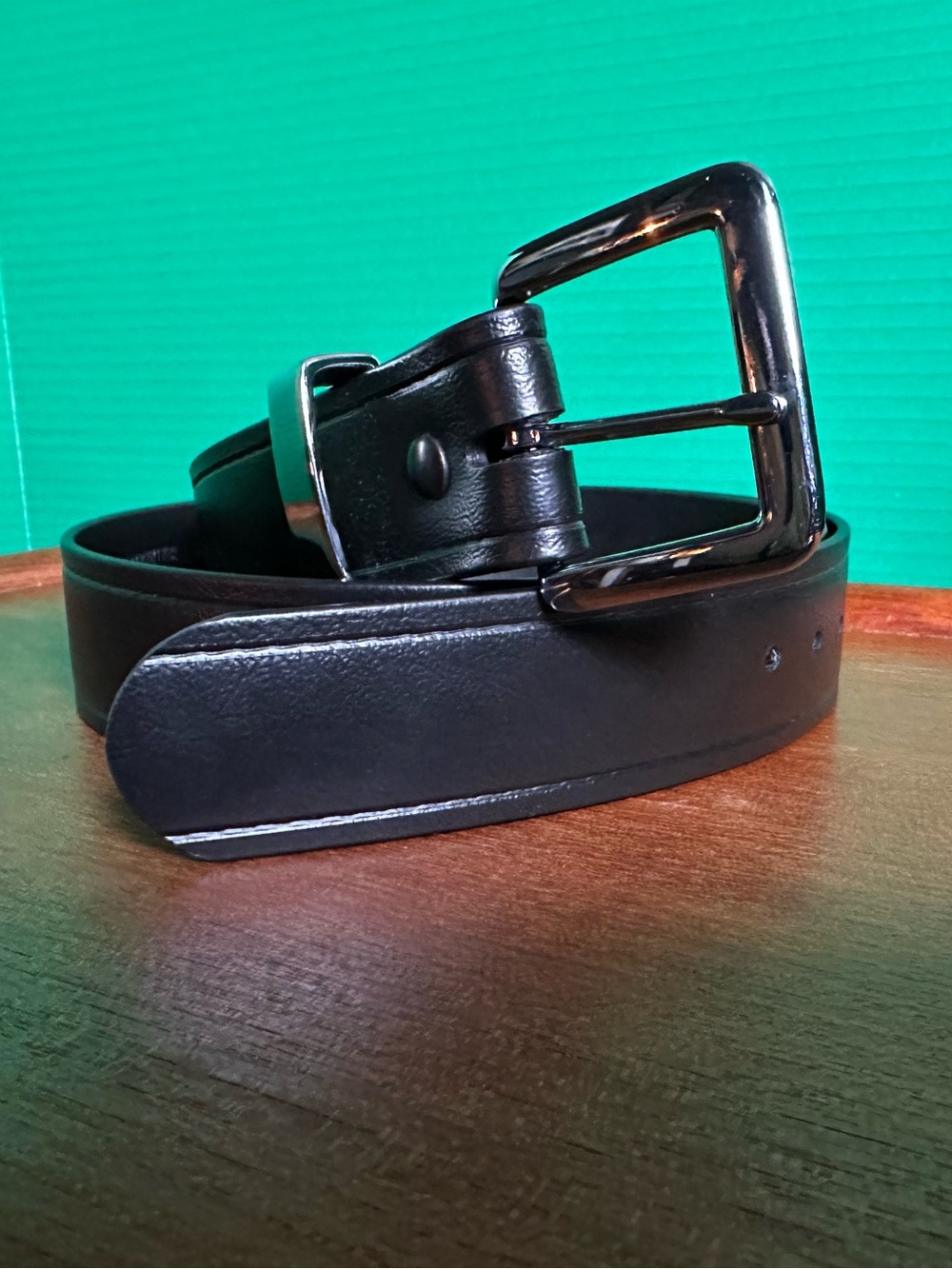 Bullhide Belt (Hercules) Black Leather Approx. 35-39” Waist, 41” Long, 1.5” Wide